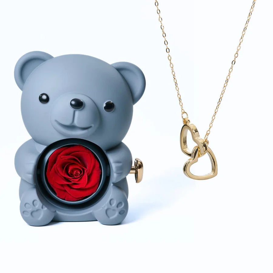 Milona™ Oso Eterno y Collar Personalizado